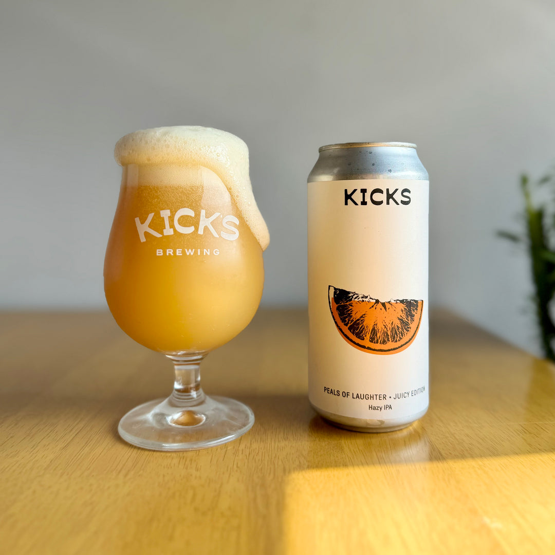 Kicks logo tulip glass